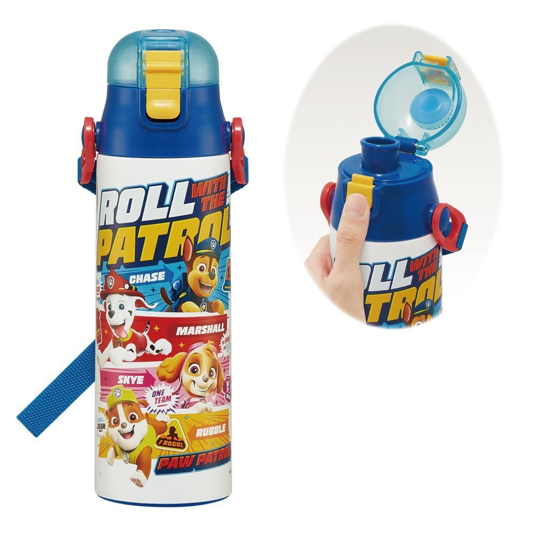 【新着商品】スケーター(Skater) 子供用 ステンレス 水筒 直飲み 580ml パウ・パトロール 24 子供に優しい軽量タイプ 保冷専用 waterbottle スポーツボトル かわいいキッズ 子供 こども 水瓶 SDC6N-A