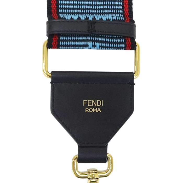 フェンディ、バッグストラップ フェンディ FENDI ストラップユー キャンバス / カーフレザー