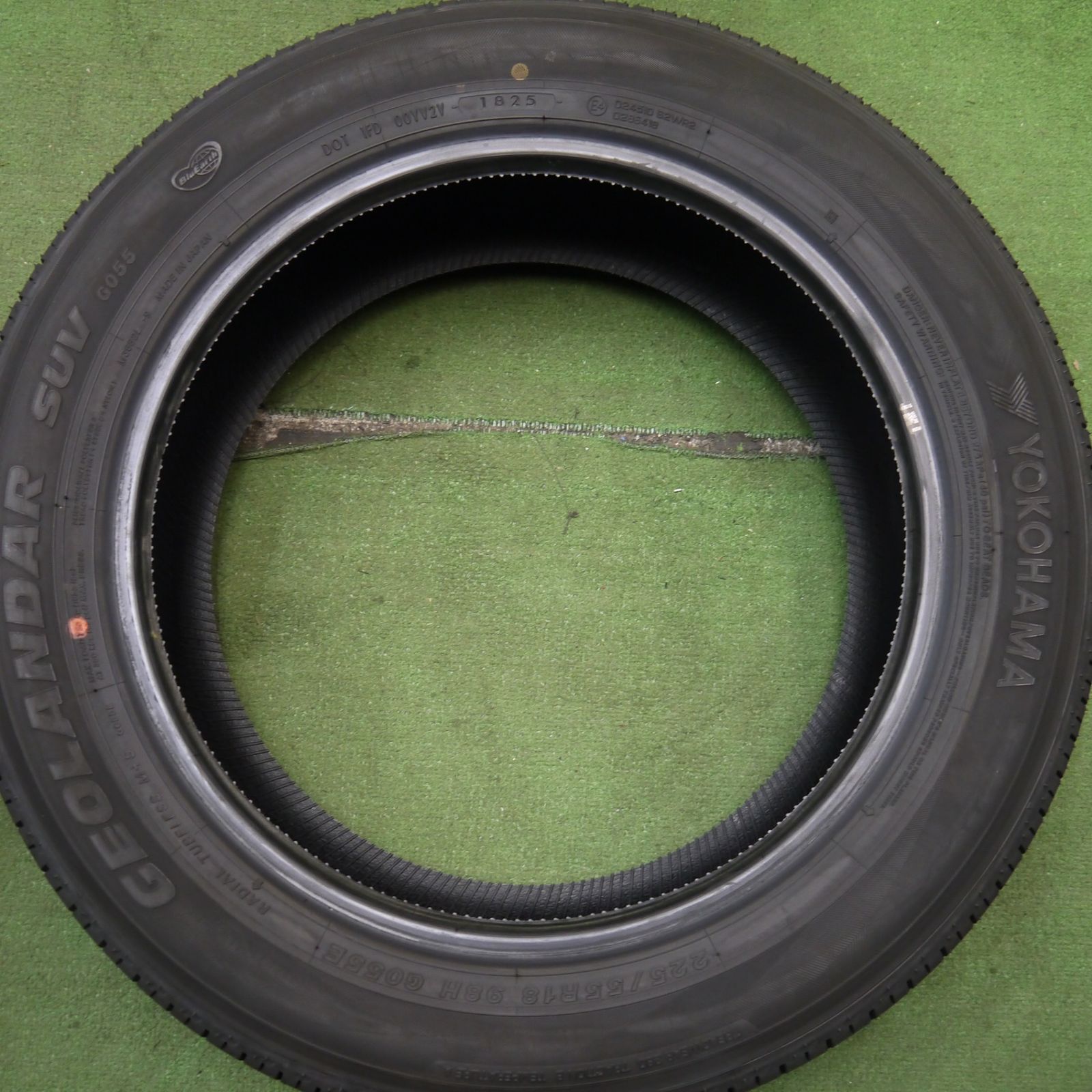 新車外し！25年☆225/55R18 ヨコハマ ジオランダー SUV G055