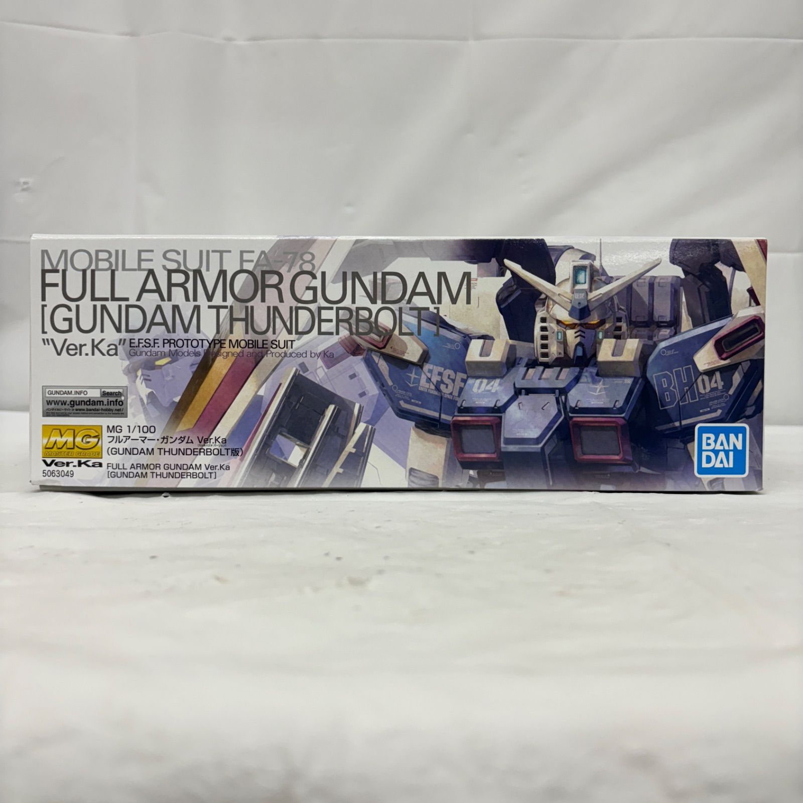 MG 1/100 フルアーマーガンダム 未組立品 週末限定価格 MG フルアーマーガンダム ブルーカラーバージョン