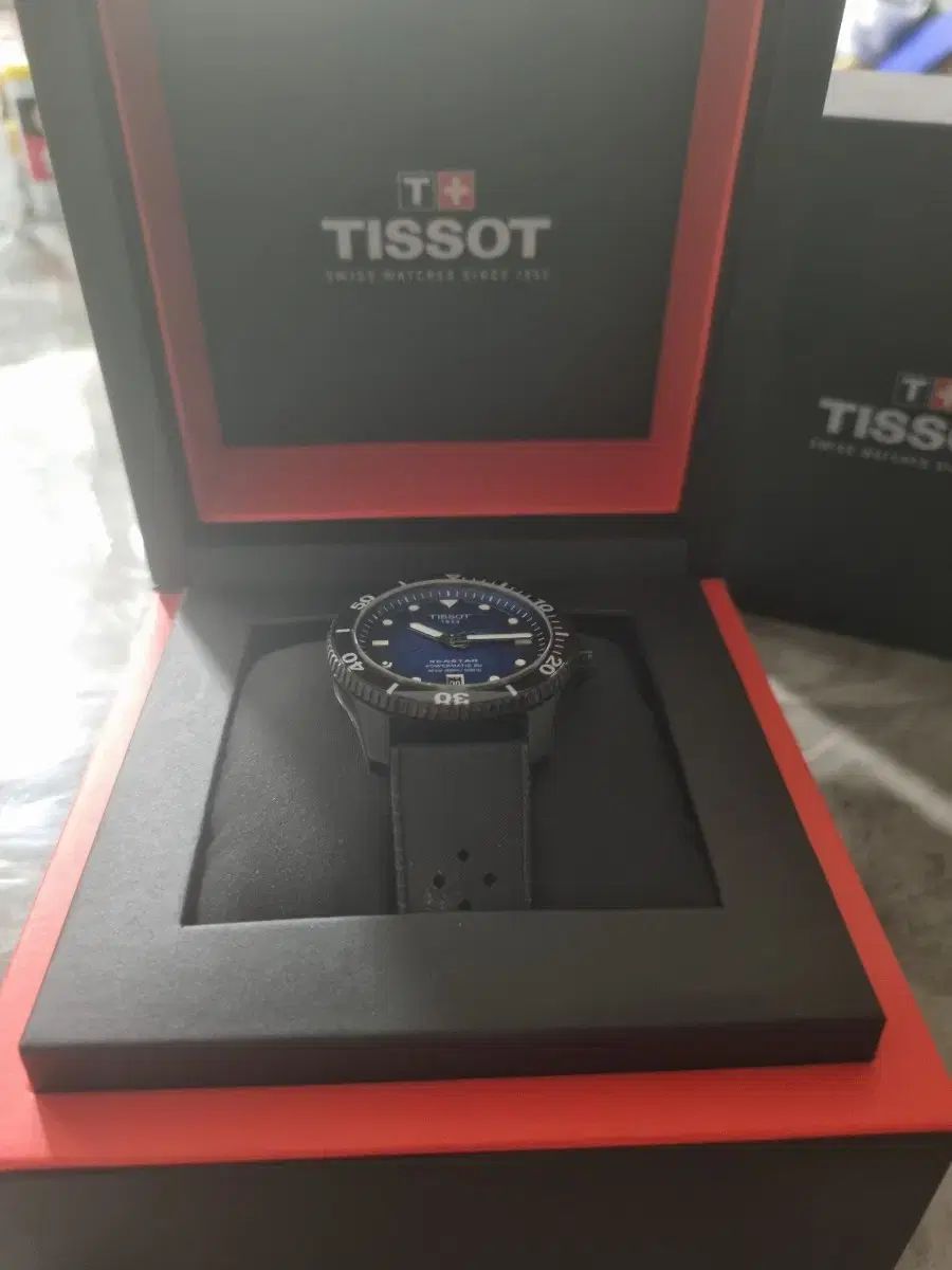TISSOT ティソ シースター 40mm オートマティック ブルーダイヤル