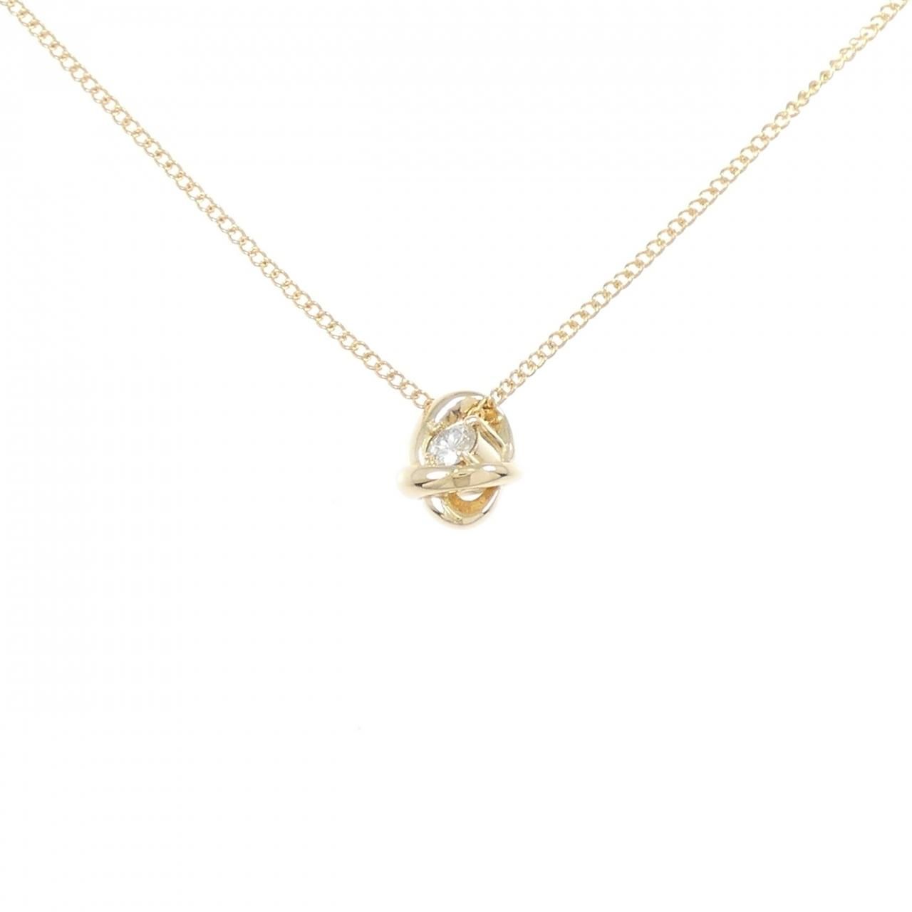 K18YG ダイヤモンド ネックレス