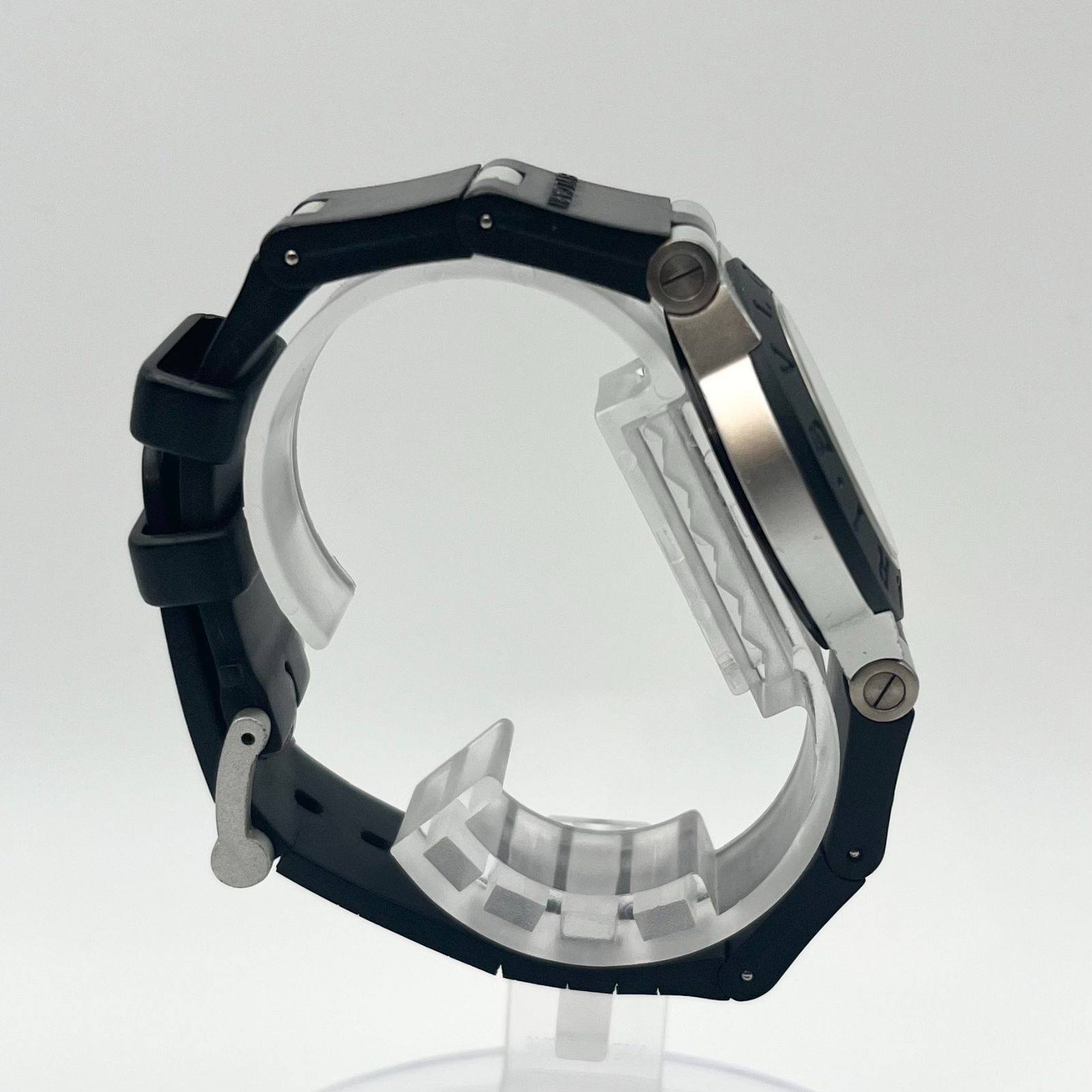 ブルガリ (BVLGARI) アルミニウム ラバー クォーツ レディース