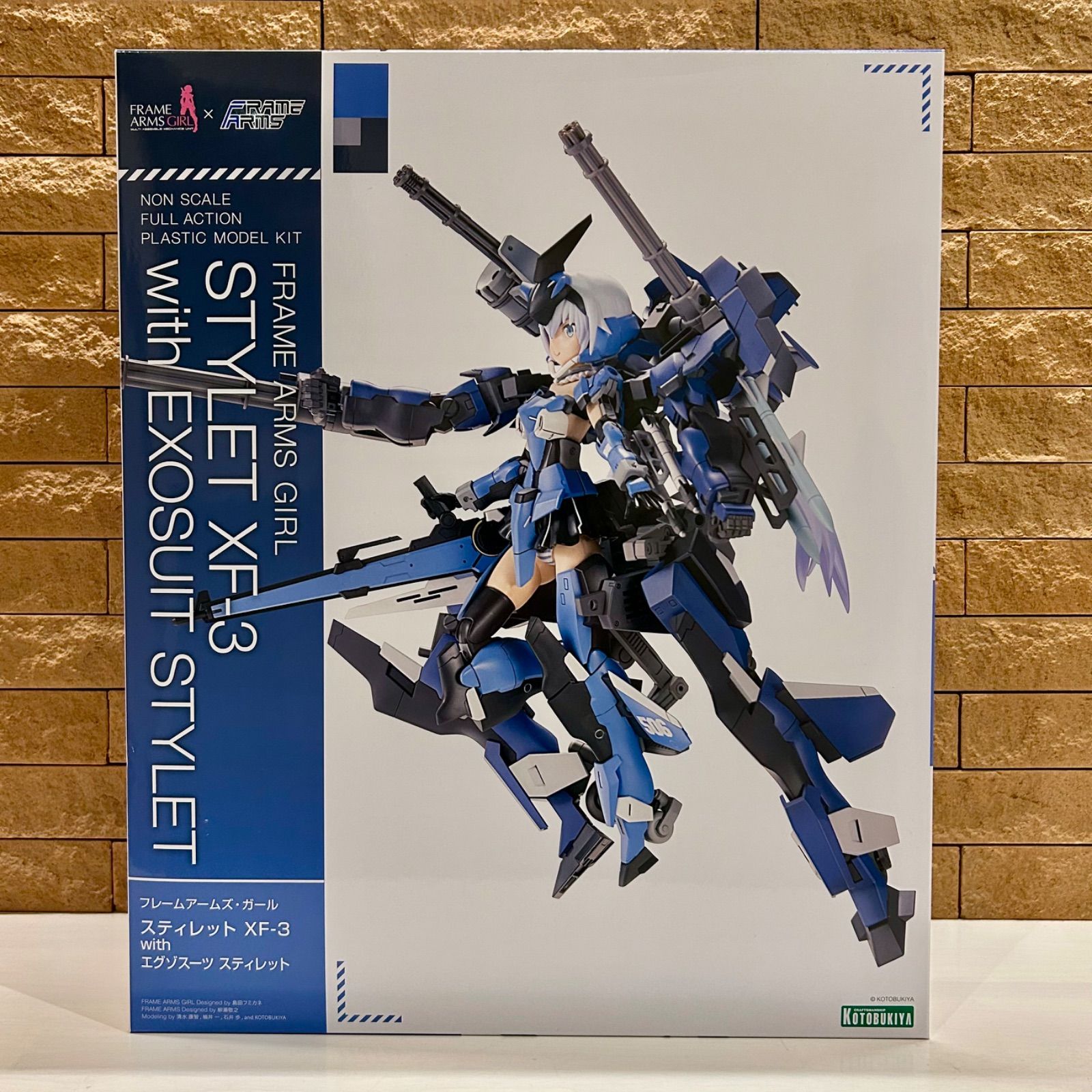 未開封 壽屋 KOTOBUKIYA フレームアームズ ガール スティレット XF-3 with エグゾスーツ スティレット 全高約215mm プラモデル
