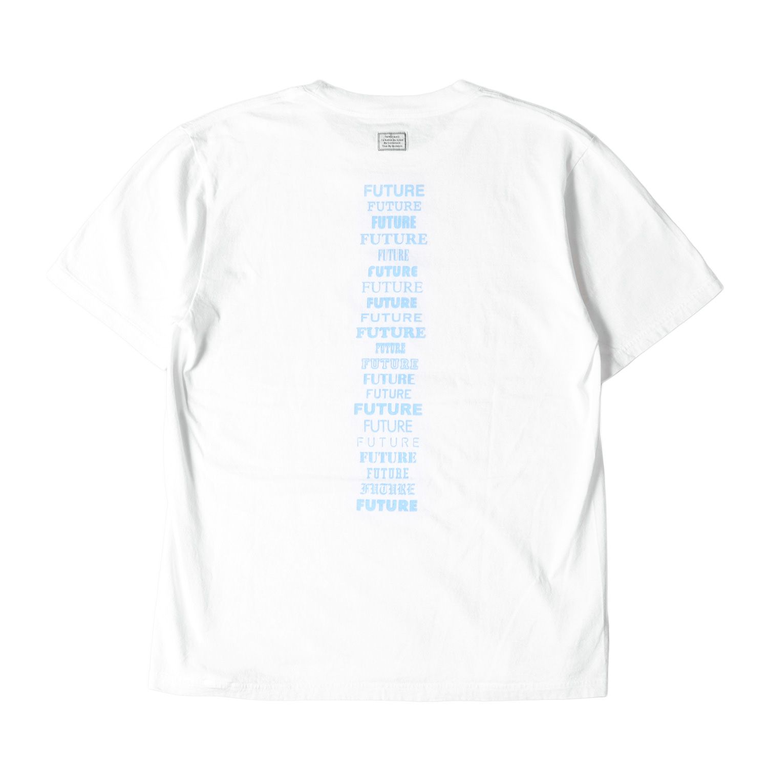 新品 TANGTANG タンタン Tシャツ サイズ:M FUTURE ロゴ クルーネック 半袖 Tシャツ FONTS T ホワイト 白 トップス  カットソー コットン