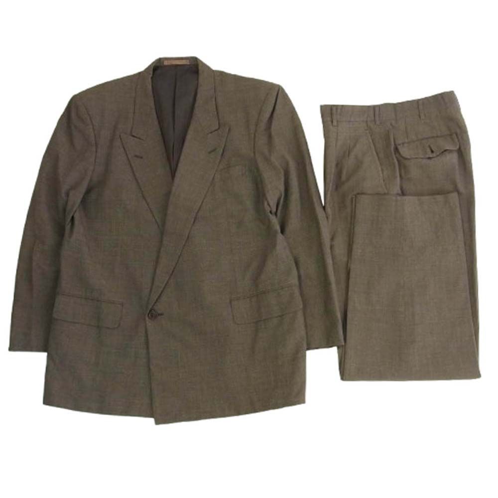 COMME des GARCONS HOMME コムデギャルソンオム AD1991 HS-75005M 田中オム 90s archive ダブルブレスト 2タック チェック ジャケット スラックスパンツスーツ セットアップ