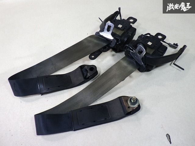 日産 S13 シルビア 純正 フロント シートベルト 左右セット PS13 RPS13 180SX（白） 日産 純正 S13 シルビア フロント シートベルト ベルト 左右セット