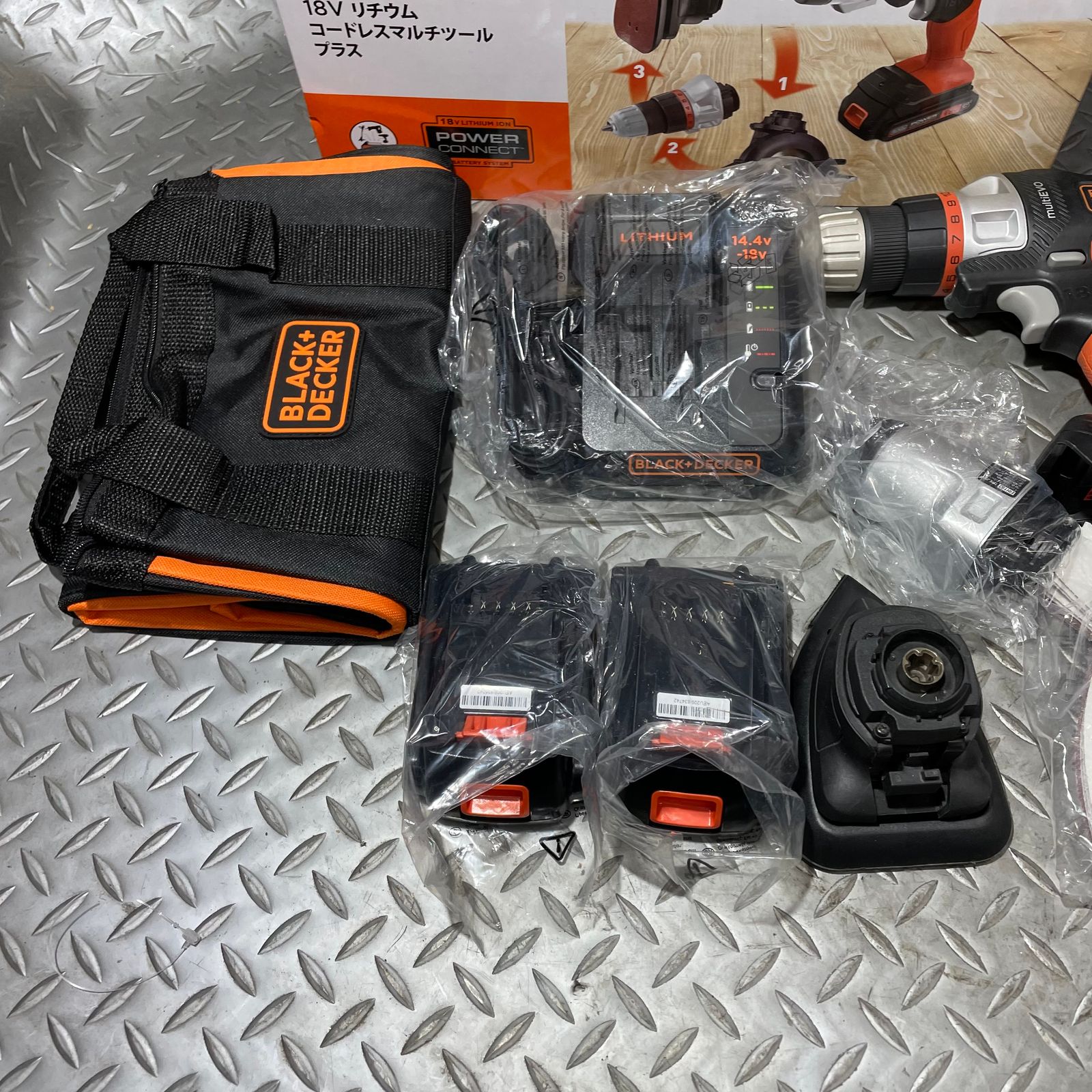 ブラック＆デッカー/BLACK＆DECKER 18V コードレス マルチツールプラス 
