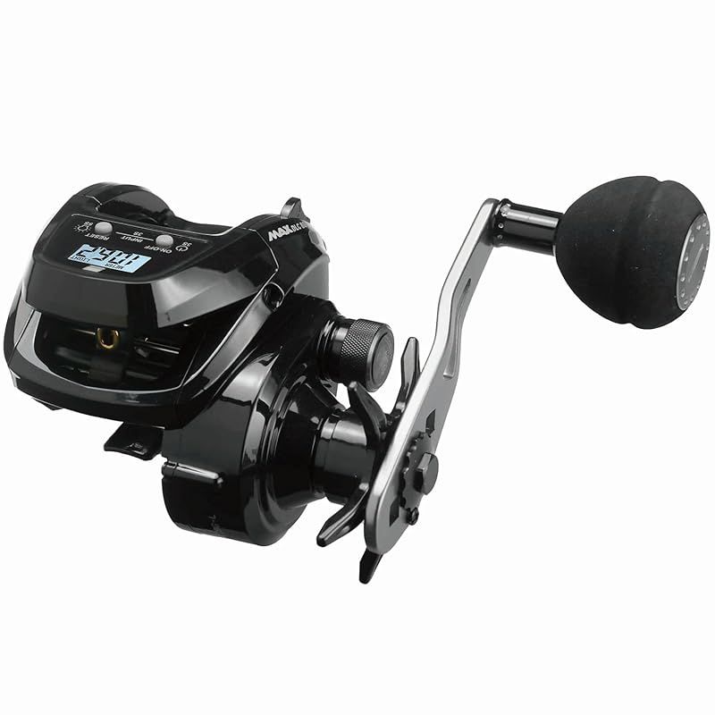 AbuGarcia (アブガルシア) MAX DLC BG H-L 大画面 デジタルラインカウンター 左巻き 深溝 ハイギヤ パワーハンドルモデル 1