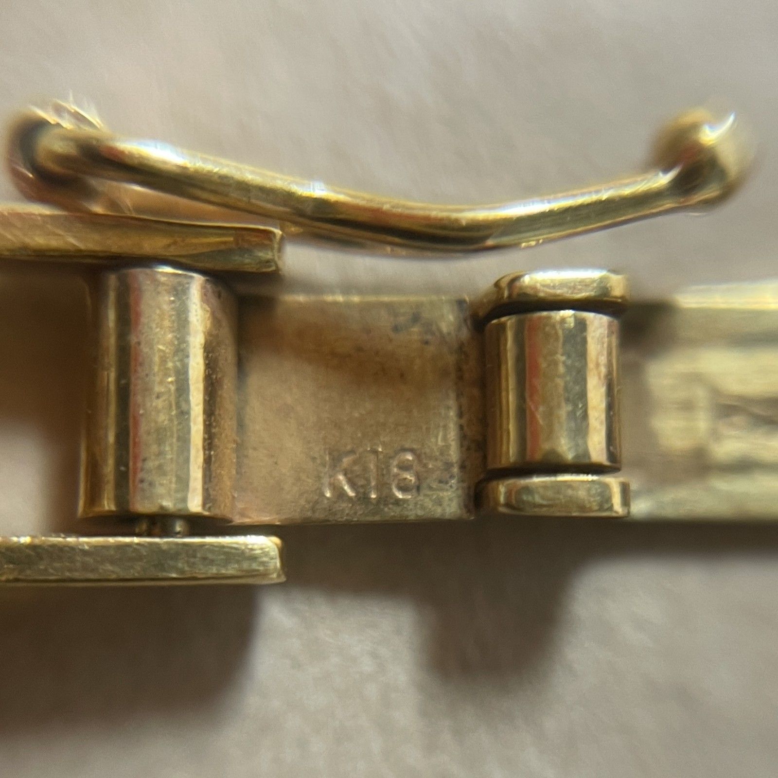 ★(B050205) K18 YG ブレスレット ホールマーク 750 ☆(B050205) K18 YG ブレスレット ホールマーク 750