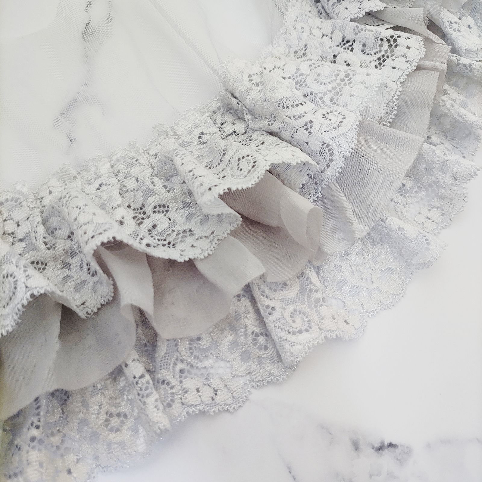 幅広フリルレース 幅広フリルレース