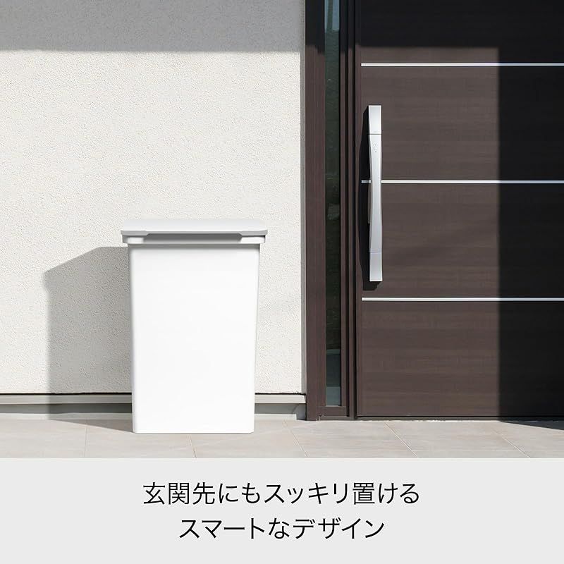 ライクイット like-it 屋外用 ゴミ箱 LBD-106 ホワイト 容量約52L 分別 玄関 ベランダ 紫外線や雨に強い HRDEVELOPMENT_JP