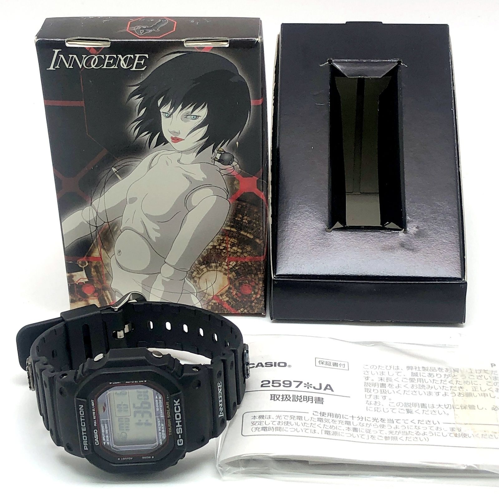 【新品未使用】G-SHOCK innocence イノセンス　コラボ　箱説保 G-SHOCK ジーショック G-5600 INNOCENCE GHOST IN THE SHELL 2