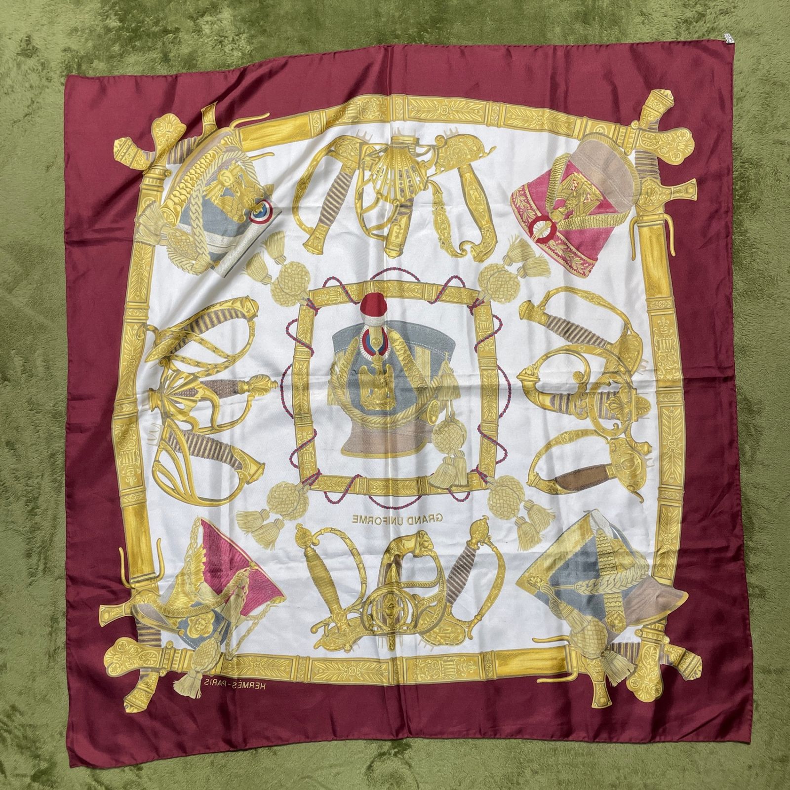 2503-159｜エルメス カレ90 スカーフ GRAND UNIFORME - メルカリ