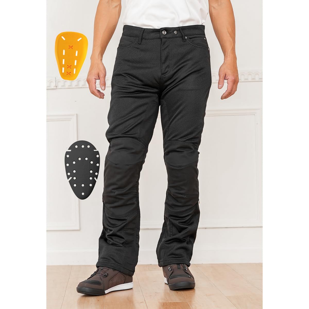 全国無料で届け! KOMINE 2025モデル PK-759 CE2プロテクトメッシュパンツ バイク用 春夏向け CE規格レベル2 メッシュ Black WS 速い船積み!