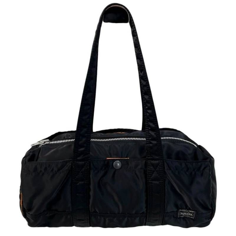 4490 吉田カバン PORTER ポーター TANKER タンカー DUFFLE BAG L ダッフルバッグ ドラムバッグ ブラック 黒