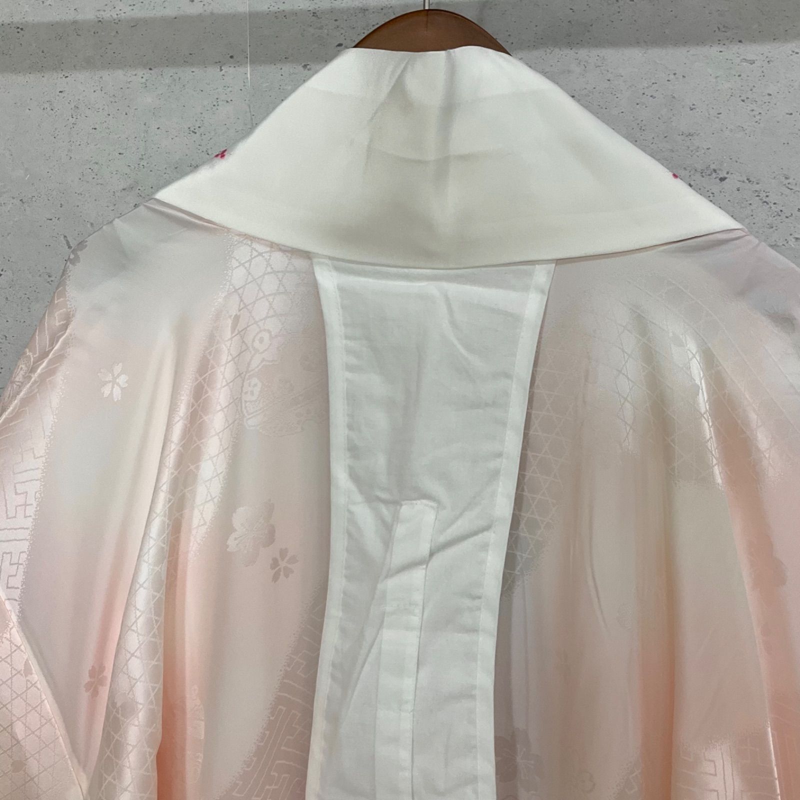 kimono+one ◇美品◇振袖長襦袢◇単衣◇居敷当て付き◇袖無双