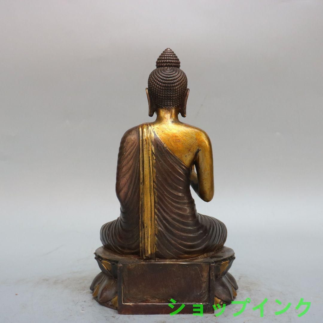 如来様仏像 仏教美術 仏像 銅製 工芸品 美術品 置物 - メルカリ