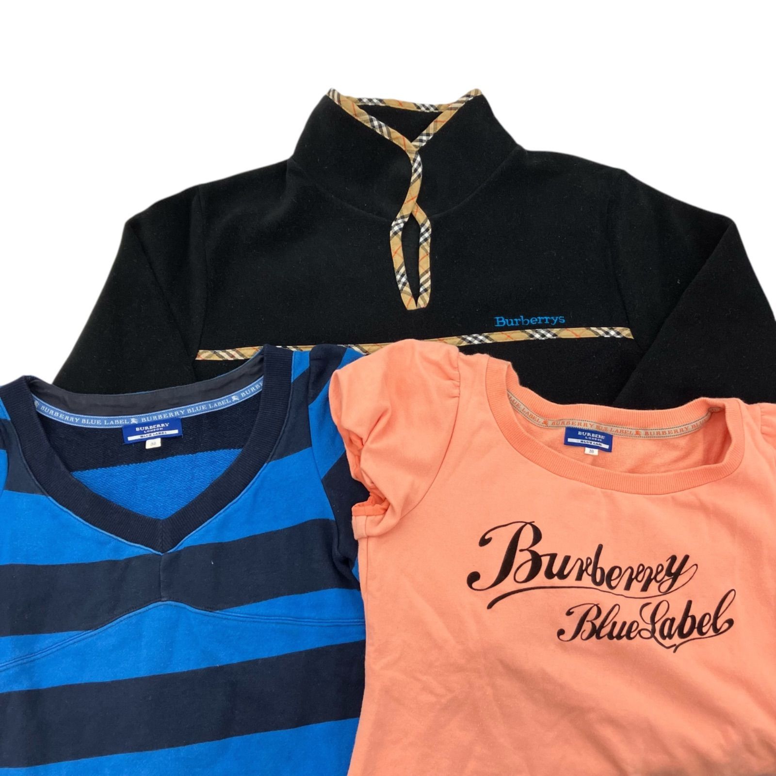 186000 BURBERRY バーバリー フリース、スウェット、 Tシャツ ブラック 