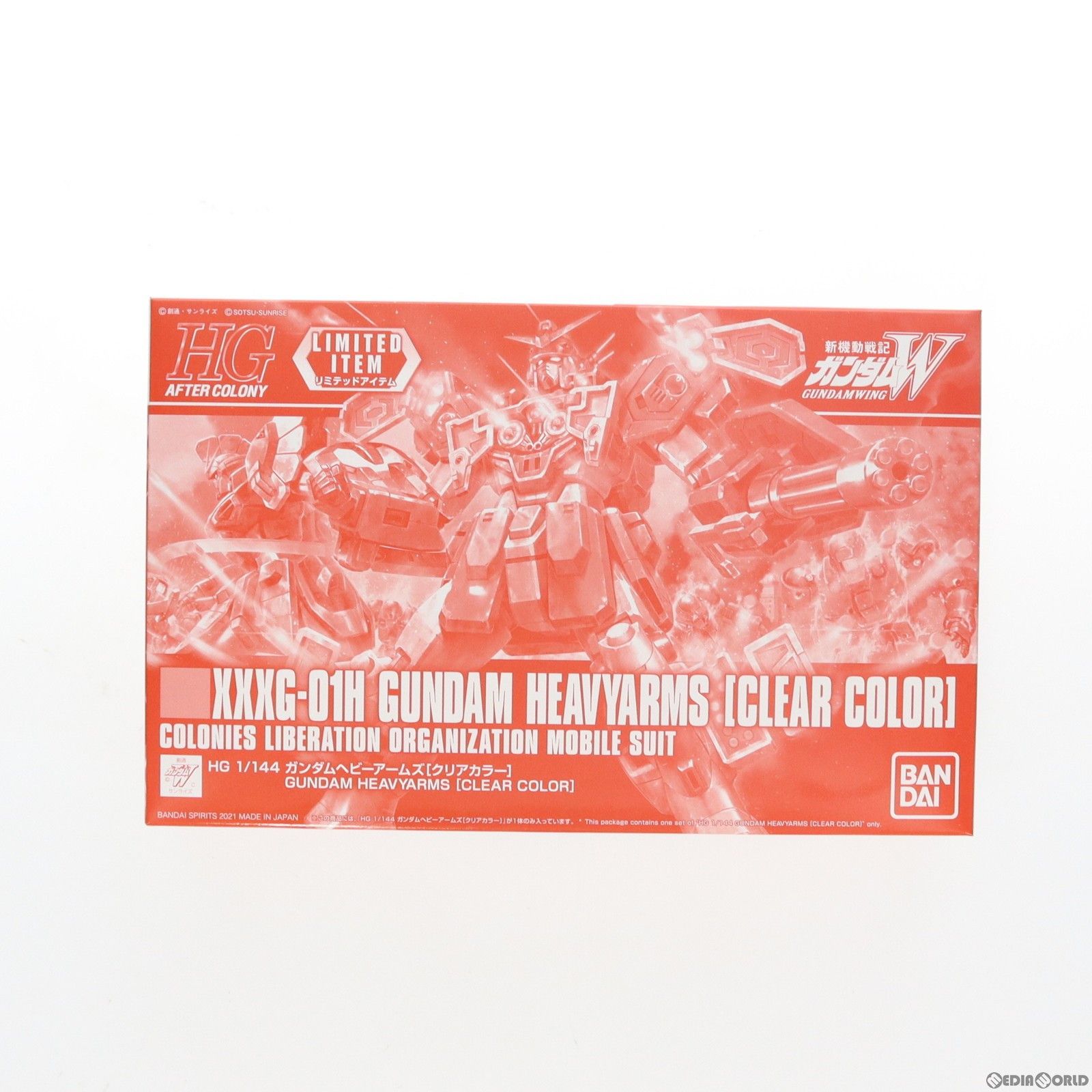 イベント限定 HG 1/144 XXXG-01H ガンダムヘビーアームズ(クリアカラー) 新機動戦記ガンダムW(ウイング) プラモデル(506102) バンダイスピリッツ