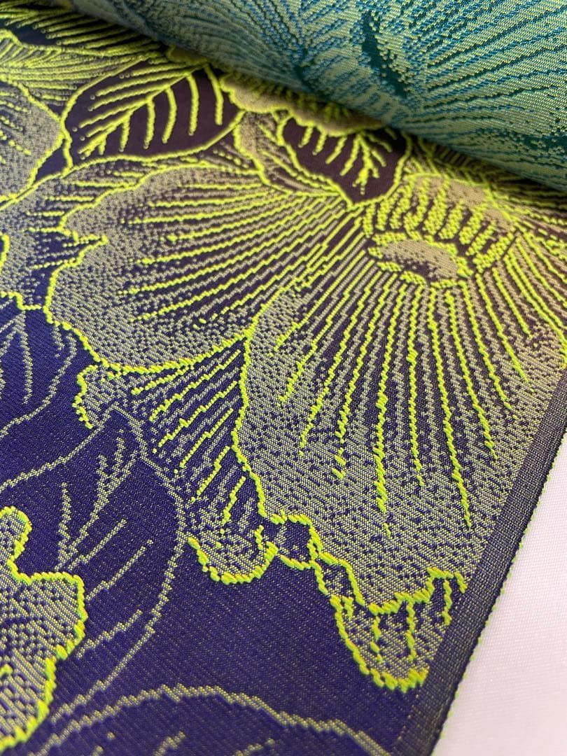 小紋 三重織 個性的 全体柄 40cm巾 正絹 反物 - メルカリ