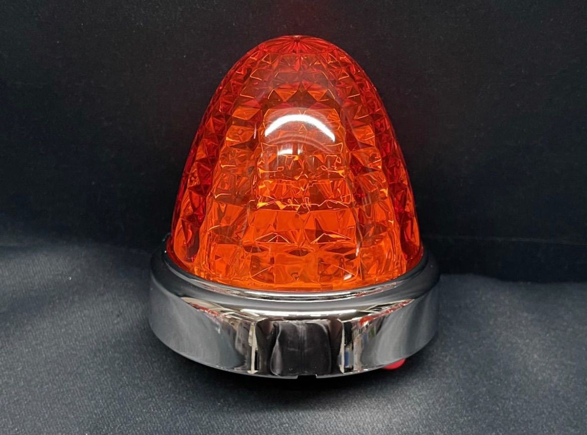 LSL-202A アンバー 橙 2個 激光 JB メッキ レトロ デコトラ