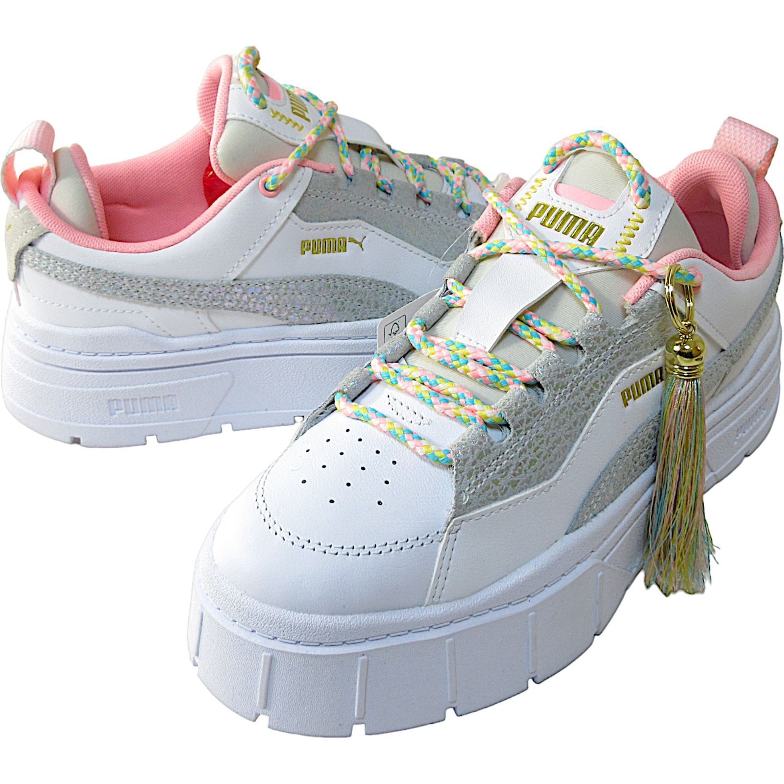 レディース】未使用 PUMA プーマ Mayze Stack Fashion Sneakers メイズ スタック XPL BM ファッション 厚底 スニーカー ホワイト 393058 - メルカリ