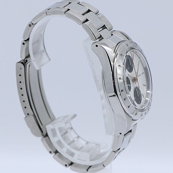 デッドストック級 稼働 チュチマ 793 AT|自動巻 ホワイト文字盤 クロノグラフ メンズ腕時計 4659600 10GTT ABC 16838 KMR