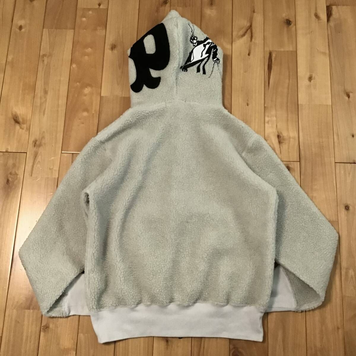 ボア パンダ パーカー Sサイズ グレー Boa panda full zip hoodie a