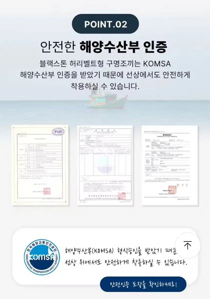 ウエストベルト型ライフジャケット