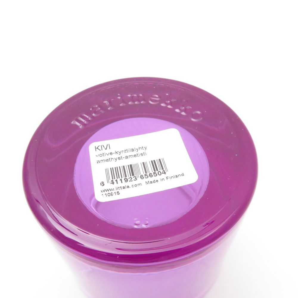 イッタラ マリメッコ キビ キャンドルホルダー アメジスト 60mm