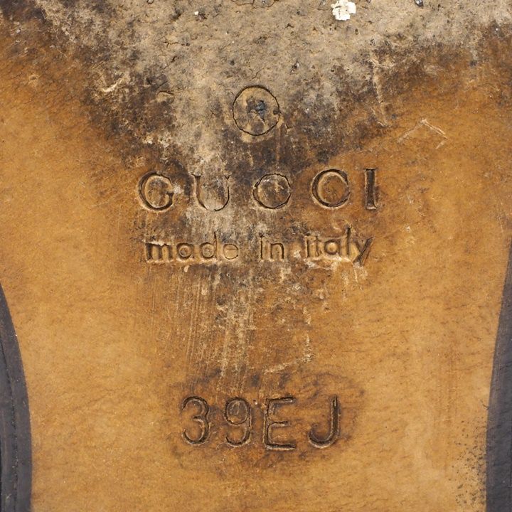 専用　GUCCI グッチ 202706 サイドゴア ブーツ 40.5レザー GUCCI グッチ 202706 サイドゴア ショートブーツ 39サイズ