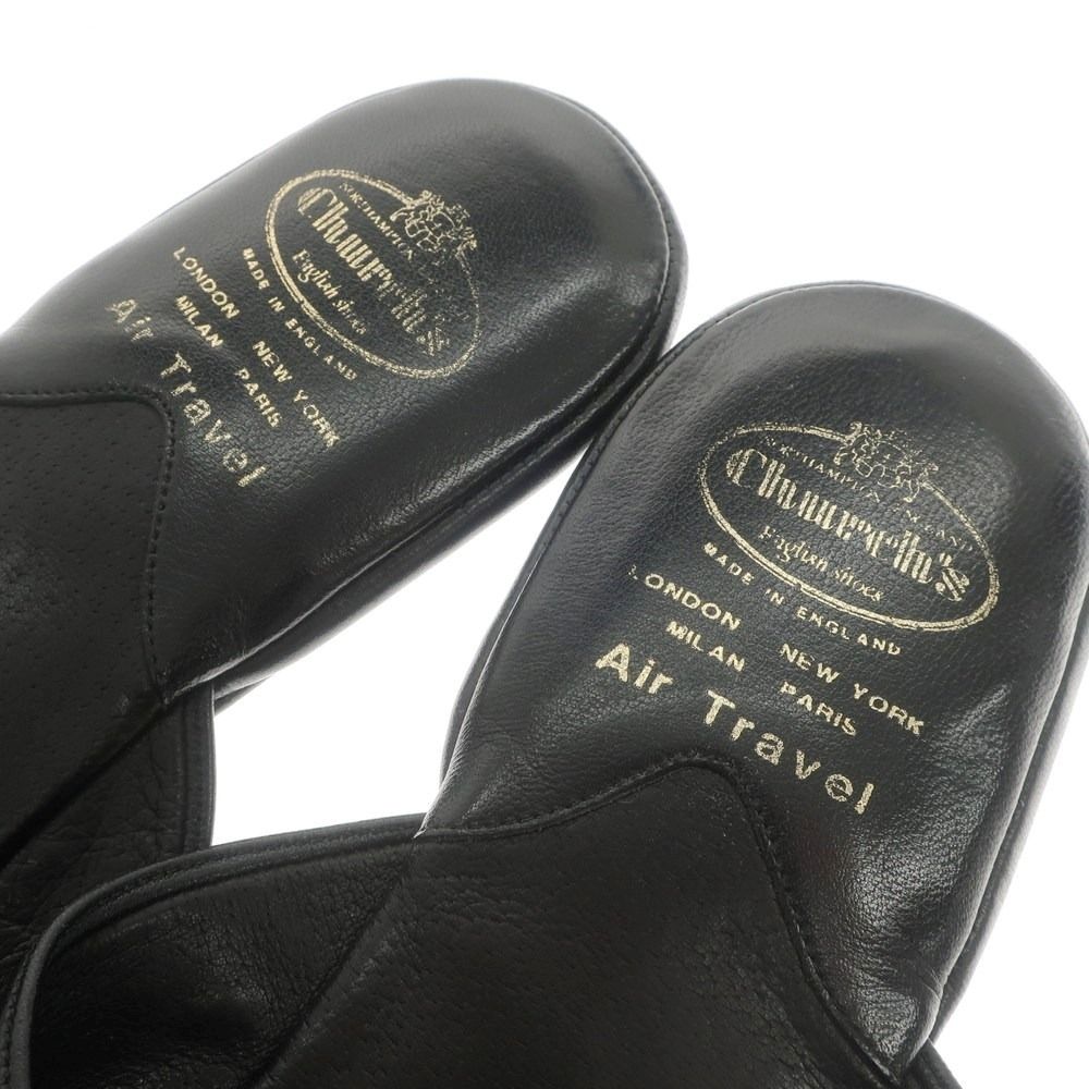 中古】チャーチ CHURCH'S レザー スリッパ ブラック【サイズ6 F 中古】チャーチ CHURCH'S レザー スリッパ ブラック【サイズ6 F