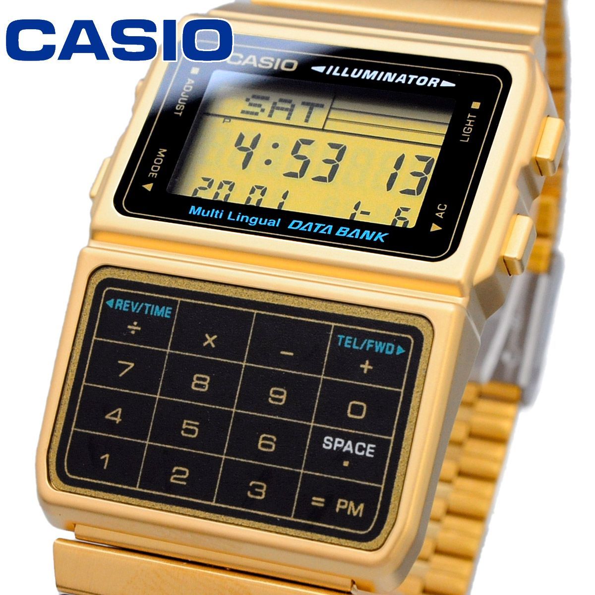 カシオ CASIO チープカシオ データバンク 腕時計 DBC-611G-1
