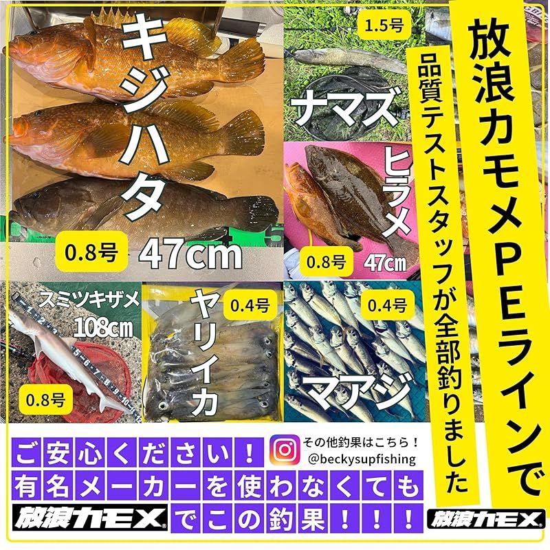 あゆ様ご確認用 放浪カモメ PEライン 釣り糸 0.6号 1000M ビビット ピンク 8本編 12lb