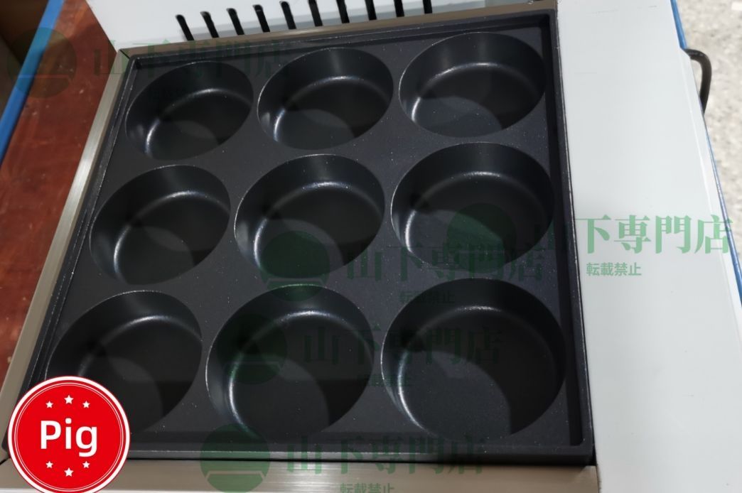 新製品！ 今川焼機 9穴 大判焼器 大判焼き 大判焼機 回転焼き 単