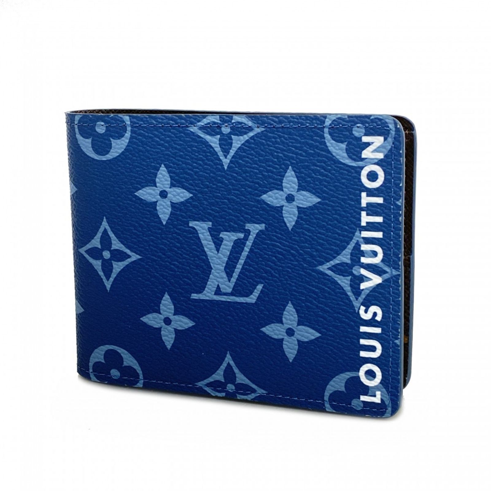 ルイ・ヴィトン(Louis Vuitton) ルイ・ヴィトン 財布 モノグラム ポルトフォイユスレンダー M82798 ブルーメンズ