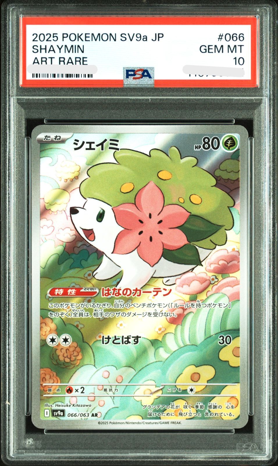 ARS10 シェイミEX UR ポケモンカード PSA鑑定