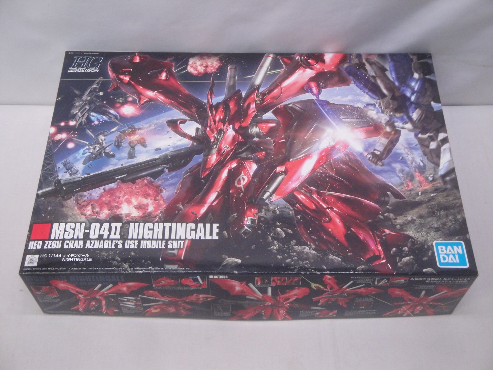 未組立品 HGUC 1|144 MSN-04Ⅱ ナイチンゲール プラモデル NIGHTINGALE 314 GUNDAM