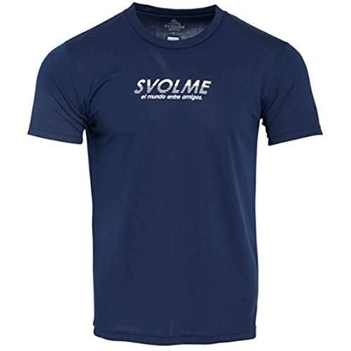 スボルメ(SVOLME) ランニング シンプルランシャツ Sサイズ 7201-05600 032 ネイビー