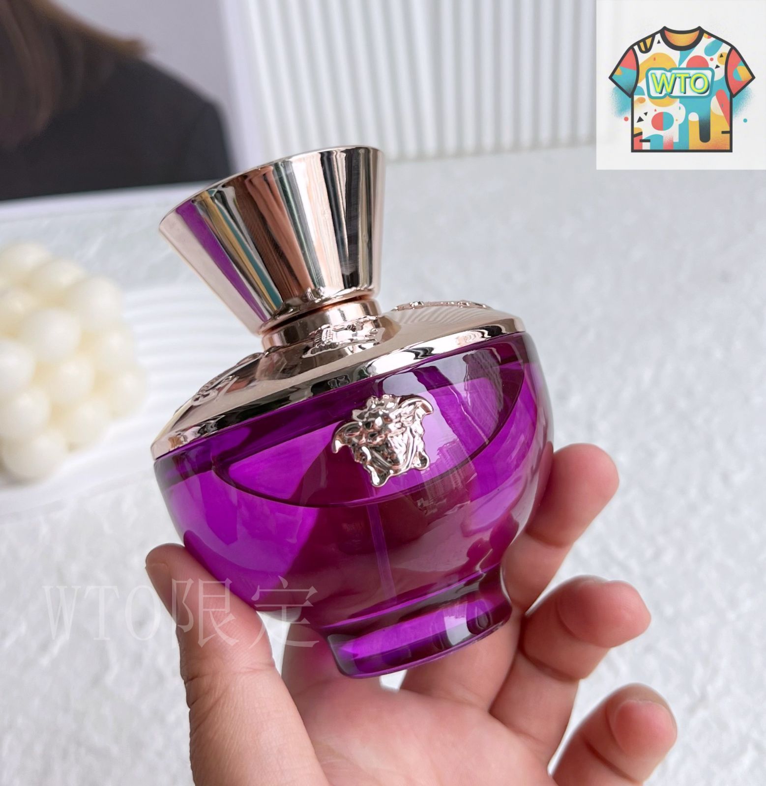 Versace 香水 紫 VERSACE（フレグランス） ディラン パープル オーデパルファム