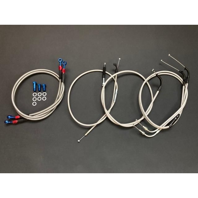 XJR 400 R 95 y〜97 y アップハンワイヤーセット Cキット