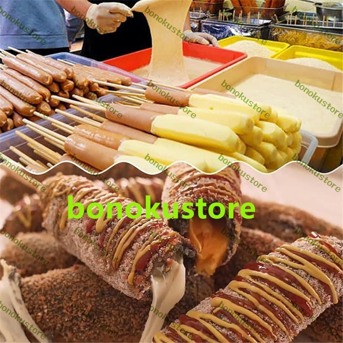 高加熱ソーセージグリルストーブ 業務用12Lチーズホットドッグスティックメーカー チーズホットドッグスティックマシン付き