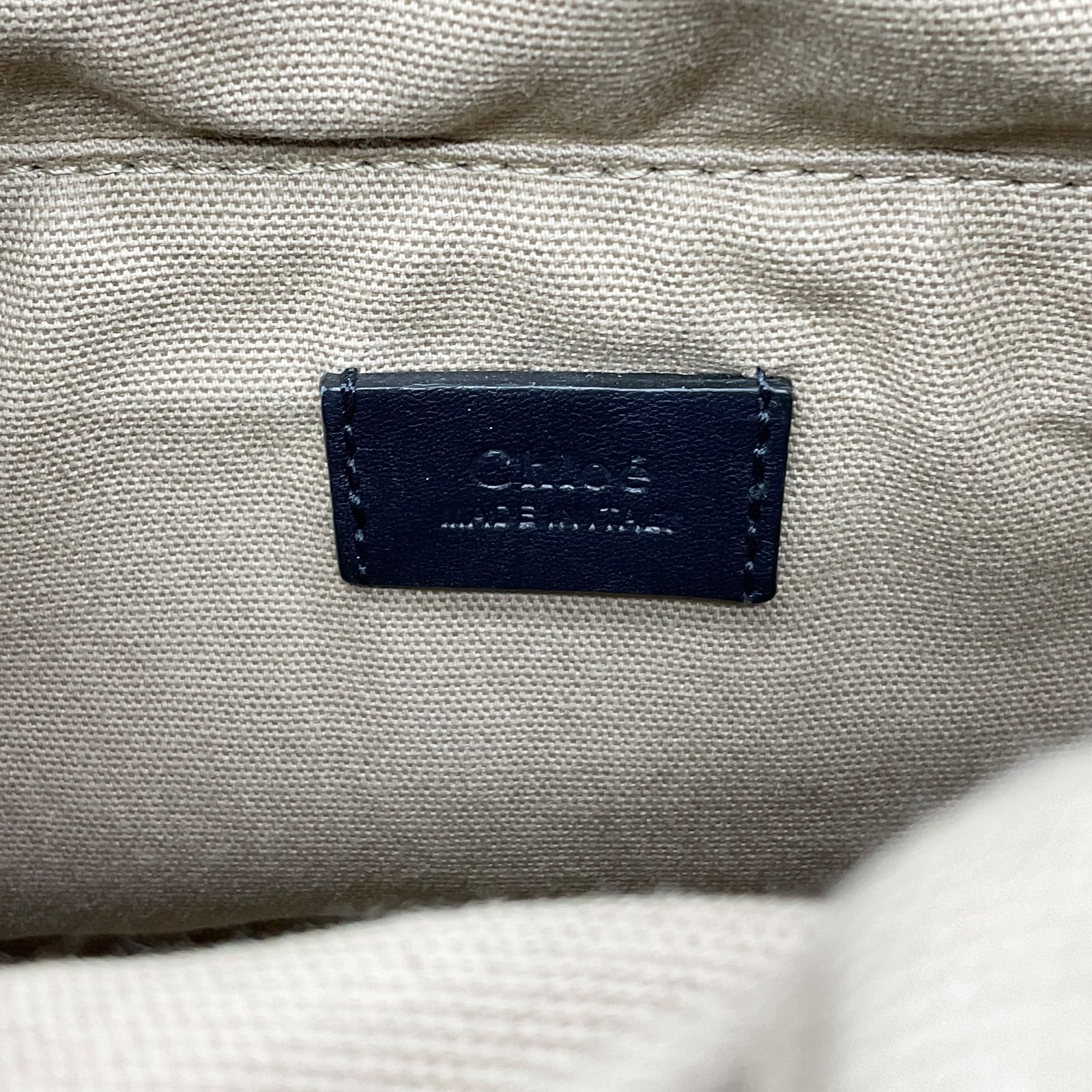 ▽○Chloe クロエ Roy ロイ レザー ミニバケットバッグ ハンドバッグ 