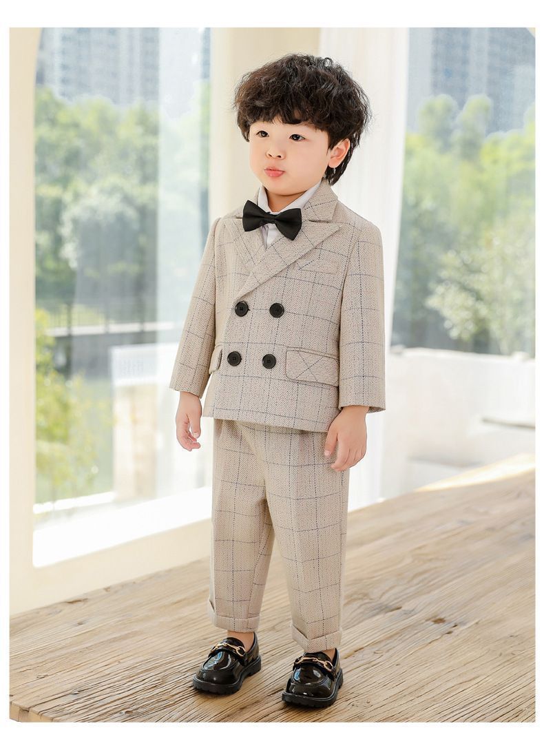  フォーマル スーツ キッズスーツ 男の子 キッズ リングボーイ ツイード ベビースーツ 子供スーツ 子供服 5点セット 発表会 卒業式 入学式 卒園式 入園式 結婚式 七五三xzss 01 その他 キッズ服(100cm~)