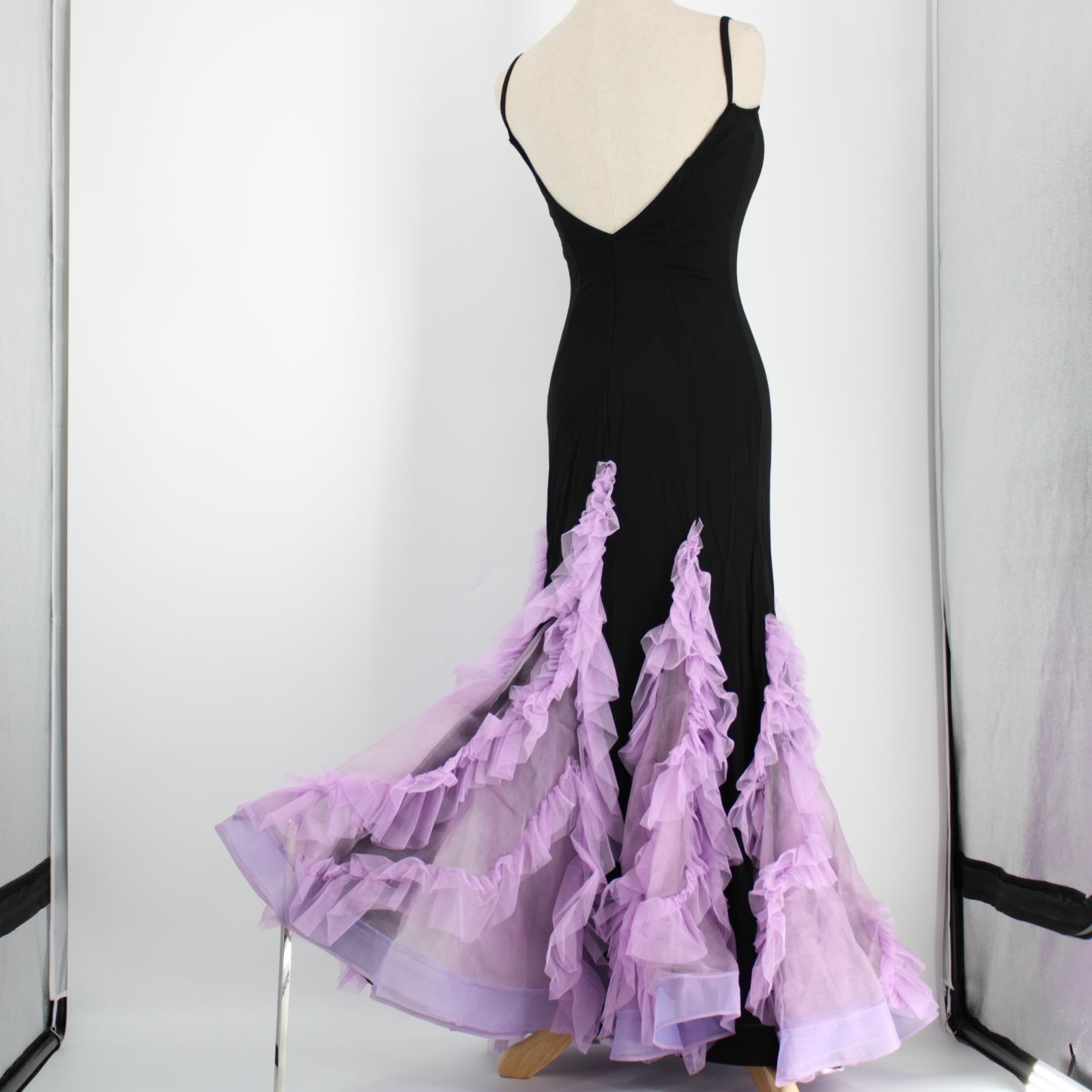 美品 日本製 社交ダンス衣装】ブラック CHACOTT チャコット 美品 日本製 社交ダンス衣装】ブラック CHACOTT チャコット