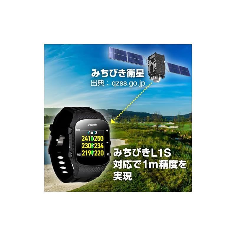 GreenOn グリーンオン 心細 ザ・ゴルフウォッチ GN101