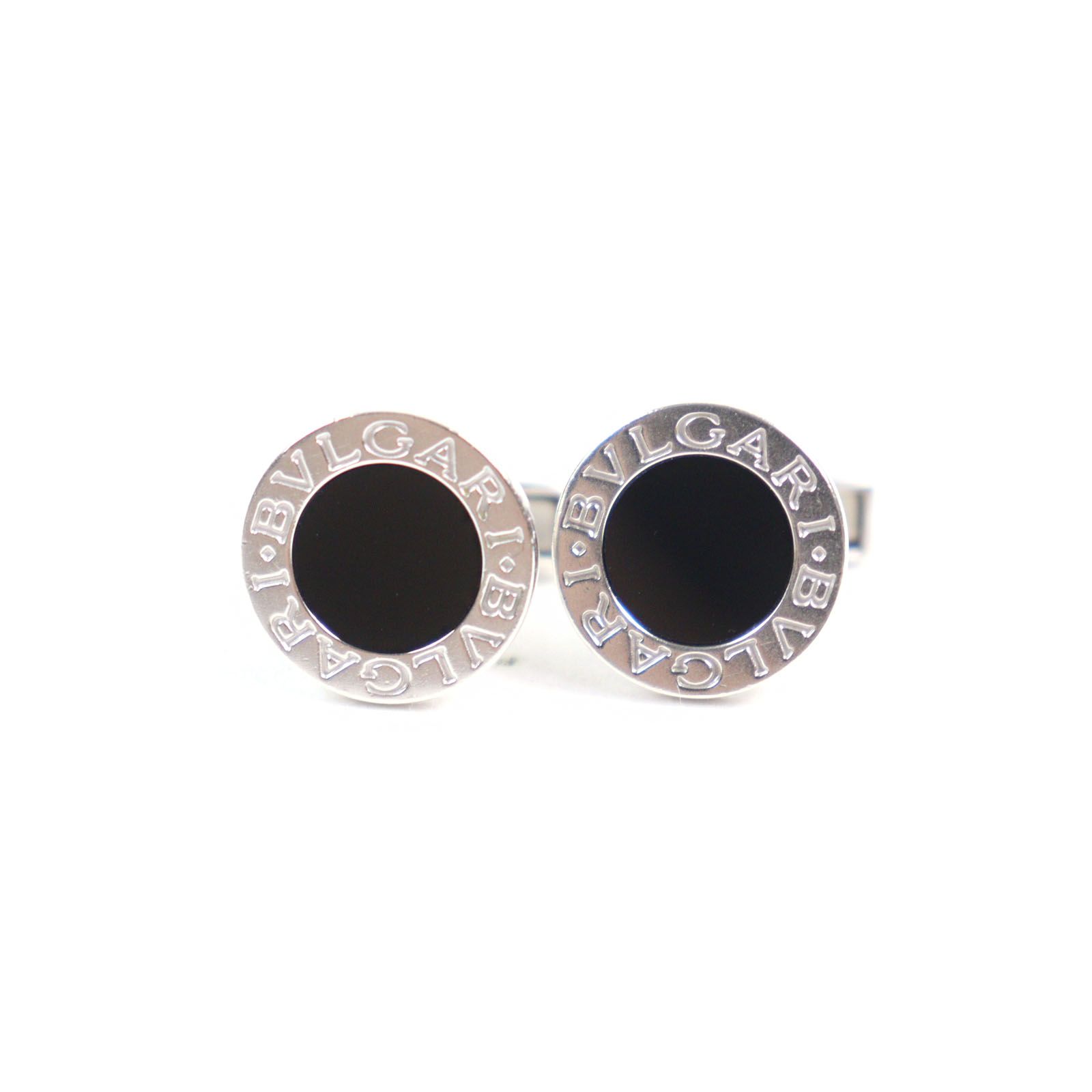 良品○BVLGARI ブルガリ ブルガリブルガリ AG925 オニキス ロゴ