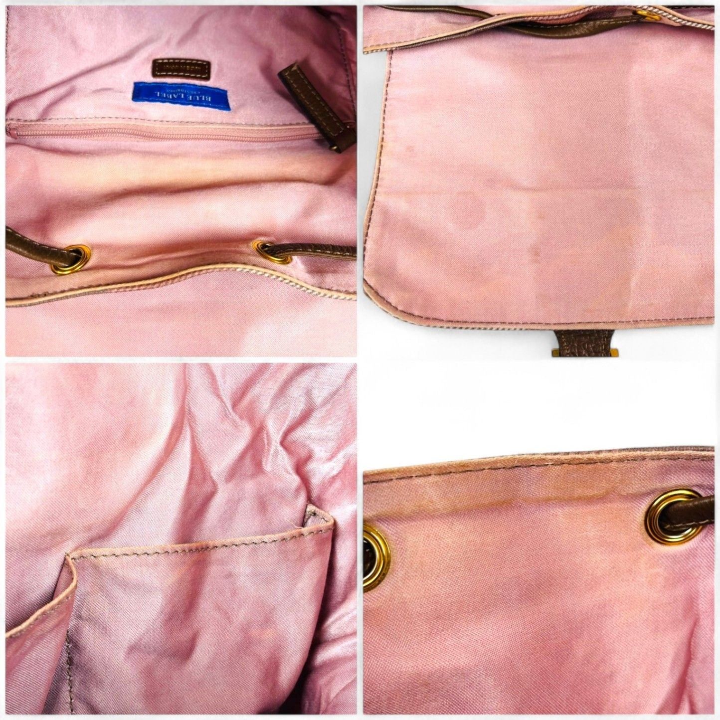 未使用品】ブルーレーベルクレストブリッジ 2WAY ハンドバッグ