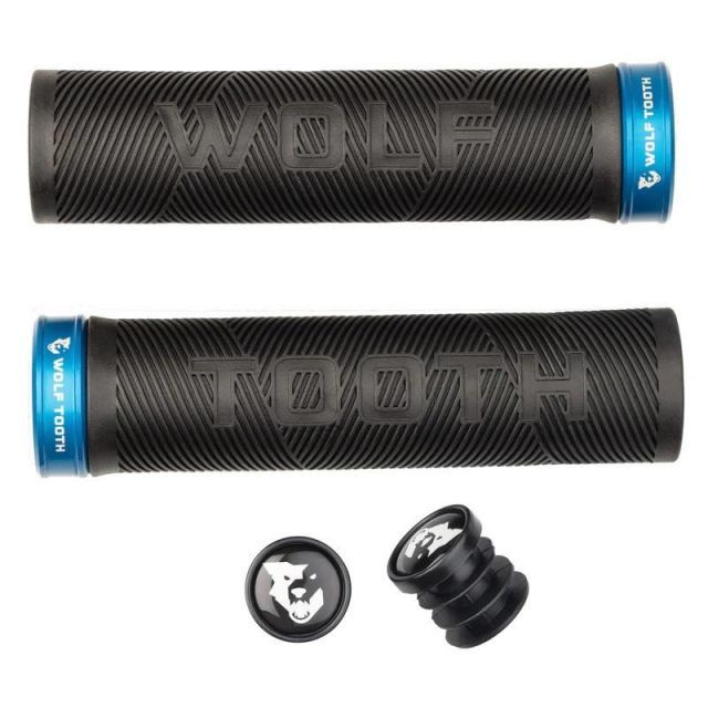 WOLF TOOTH ウルフトゥース Echo Lock-On Grip エコー ロックオングリップ ブルー